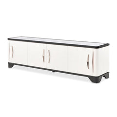 Tuxedo Black Media Cabinet - Ornate Home