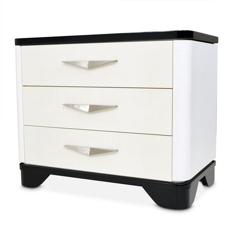Tuxedo Black Nightstand - Ornate Home