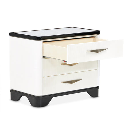 Tuxedo Black Nightstand - Ornate Home