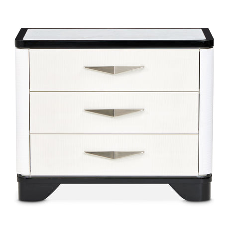 Tuxedo Black Nightstand - Ornate Home