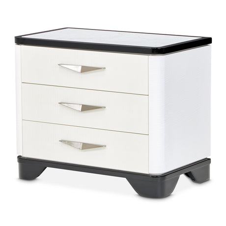 Tuxedo Black Nightstand - Ornate Home