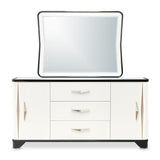Tuxedo Black Sideboard & Mirror - Ornate Home