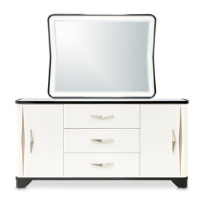 Tuxedo Black Sideboard & Mirror - Ornate Home
