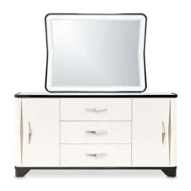 Tuxedo Black Sideboard & Mirror - Ornate Home