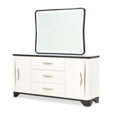 Tuxedo Black Sideboard & Mirror - Ornate Home