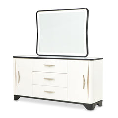 Tuxedo Black Sideboard & Mirror - Ornate Home