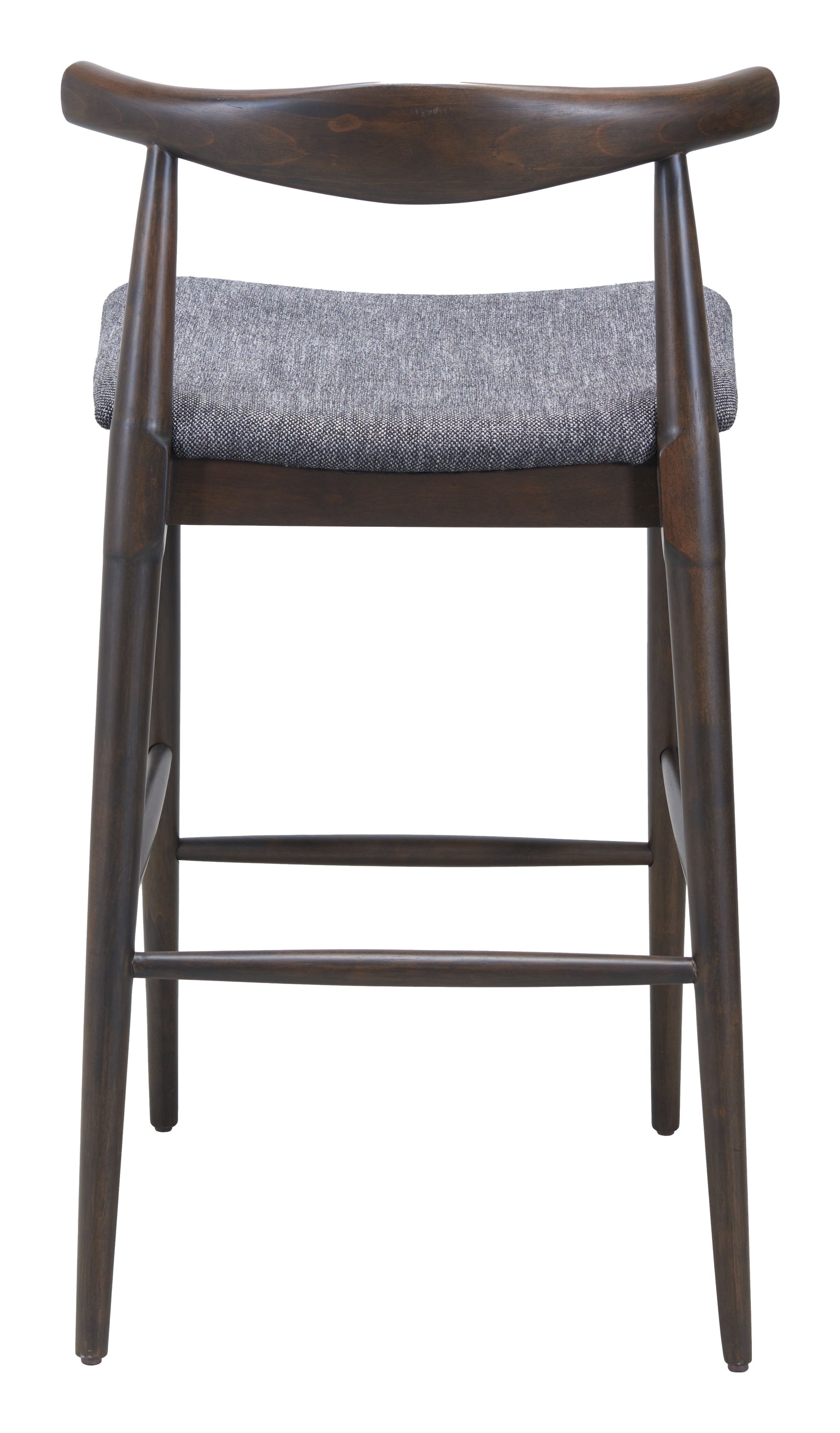 Tuzka Gray & Espresso Barstool (Set of 2) - Ornate Home