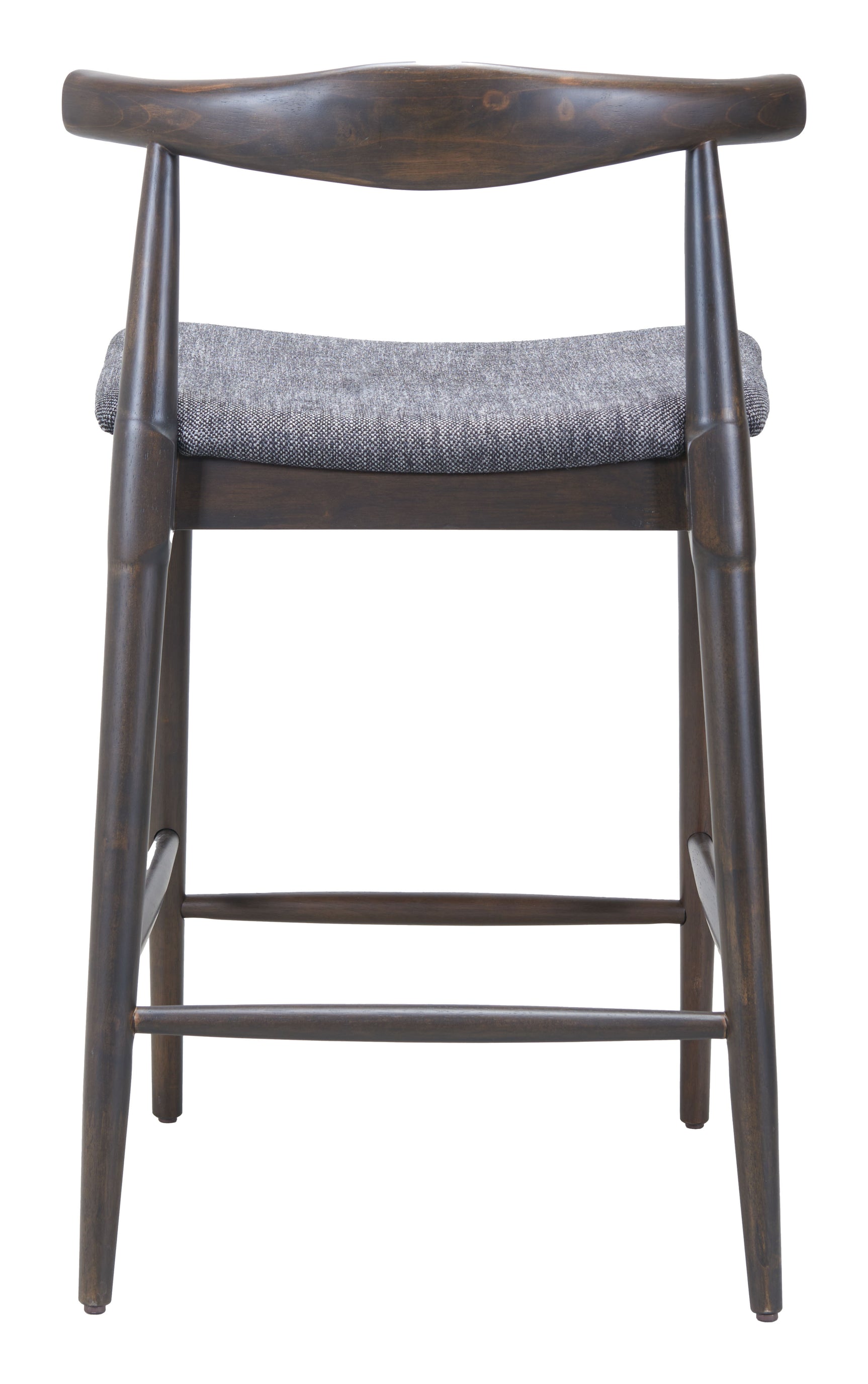 Tuzka Gray & Espresso Counter Stool (Set of 2) - Ornate Home