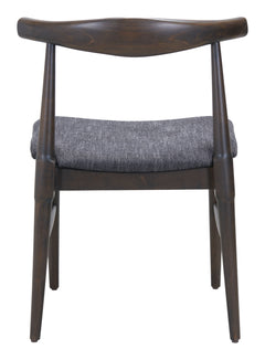 Tuzka Gray & Espresso Dining Chair (Set of 2) - Ornate Home