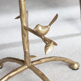 Tweety Bird White/Gold Accent Table - Ornate Home