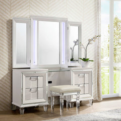 Twenty Nine White 3-Piece Vanity Set - Ornate Home