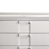 Twenty Nine White 5-Piece Queen Storage Bedroom Set - Ornate Home