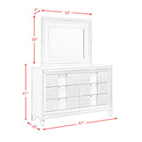 Twenty Nine White 5-Piece Queen Storage Bedroom Set - Ornate Home