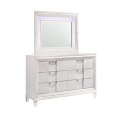 Twenty Nine White 6-Piece King Storage Bedroom Set - Ornate Home