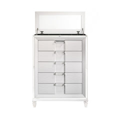Twenty Nine White Chest - Ornate Home
