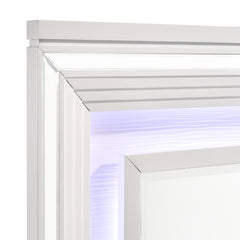Twenty Nine White Dresser & Mirror Set - Ornate Home