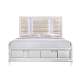 Twenty Nine White King Bed - Ornate Home