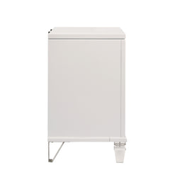 Twenty Nine White Nightstand with USB - Ornate Home