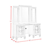 Twenty Nine White Vanity Set - Ornate Home