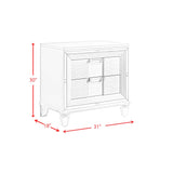Twenty Nine White 6-Piece King Storage Bedroom Set