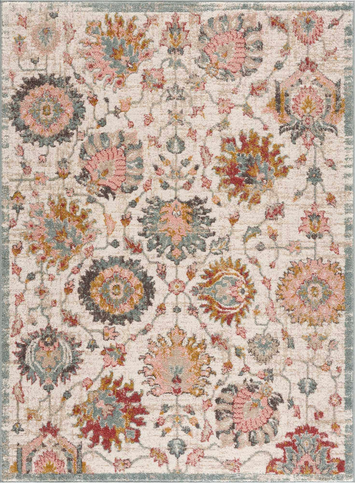 Twilight Floral Area Rug - Ornate Home