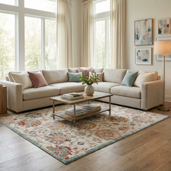 Twilight Floral Area Rug - Ornate Home