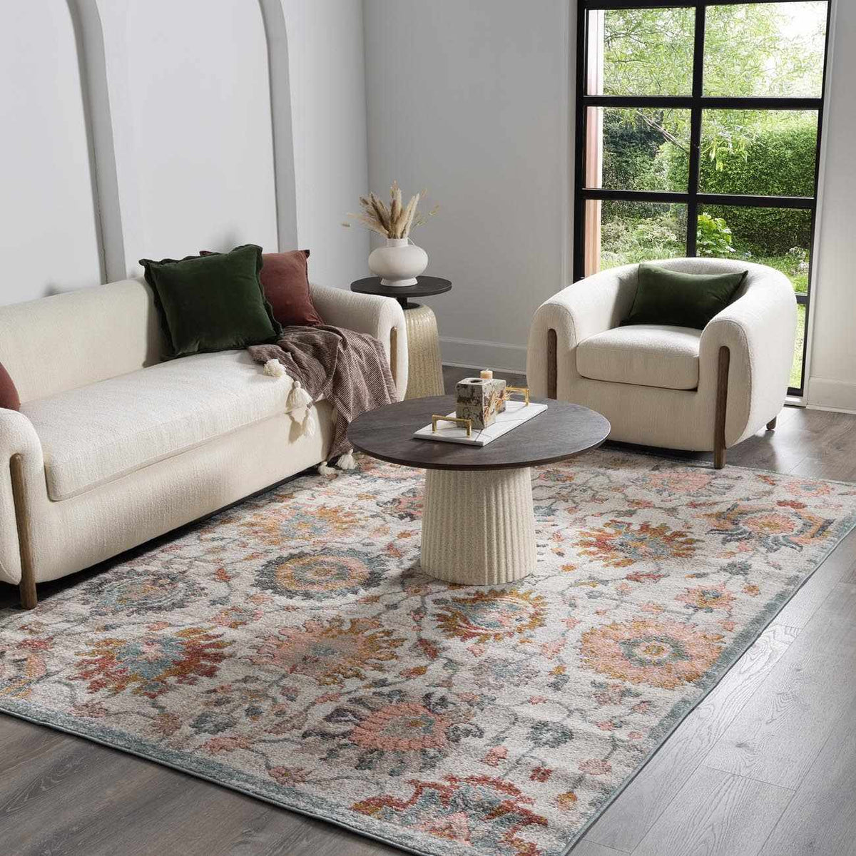 Twilight Floral Area Rug - Ornate Home