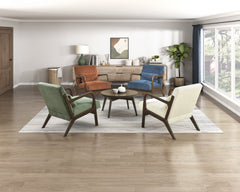 Twill Blue Accent Chair - Ornate Home
