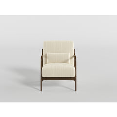 Twill Brown Accent Chair - Ornate Home