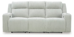 TwinBrooke Alloy-Dual Power Reclining Sofa - Ornate Home