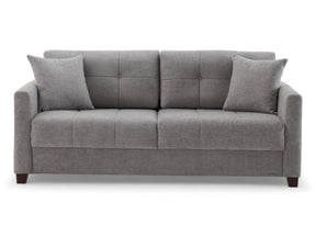 Twinsoft Light Gray Queen Sleeper - Ornate Home
