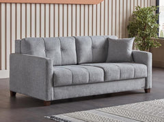 Twinsoft Light Gray Queen Sleeper - Ornate Home