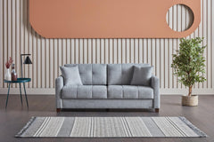 Twinsoft Light Gray Queen Sleeper - Ornate Home