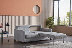 Twinsoft Light Gray Queen Sleeper - Ornate Home