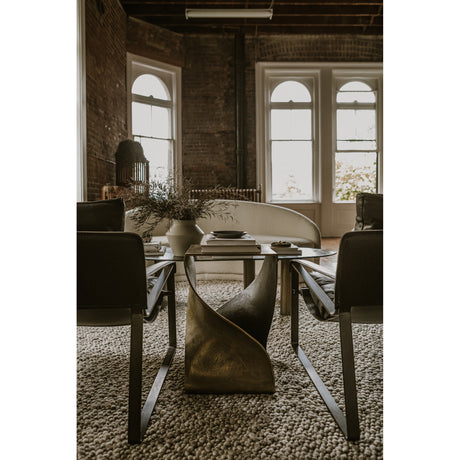 Twist Brass Accent Table - Ornate Home