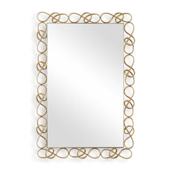 Twist It Antique Brass Mirror - Ornate Home