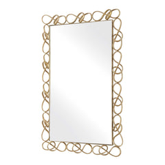 Twist It Antique Brass Mirror - Ornate Home