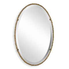 Twisted Branch Gold Oval Mirror - Ornate Home