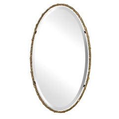 Twisted Branch Gold Oval Mirror - Ornate Home