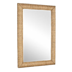 Twisted Seagrass Woodtone Large Mirror - Ornate Home