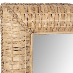 Twisted Seagrass Woodtone Large Mirror - Ornate Home