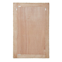 Twisted Seagrass Woodtone Large Mirror - Ornate Home