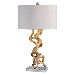 Twisted Vines Gold Table Lamp - Ornate Home
