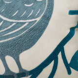 Twit Blue/Ivory Pillow (Set of 6) - Ornate Home