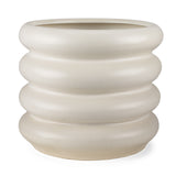 Twyla Cream Tall Glazed Floor Ceramic Vase