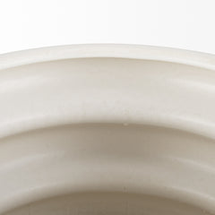 Twyla Cream Tall Glazed Floor Ceramic Vase - Ornate Home