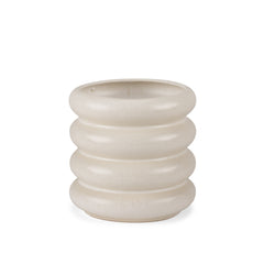 Twyla Cream Tall Glazed Ring Pot
