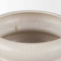 Twyla Cream Tall Glazed Ring Pot