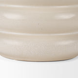 Twyla Cream Tall Glazed Ring Pot - Ornate Home