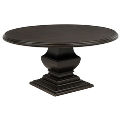 Twyla Dark Cocoa 5-piece Round Wood Dining Room Table Set - Ornate Home